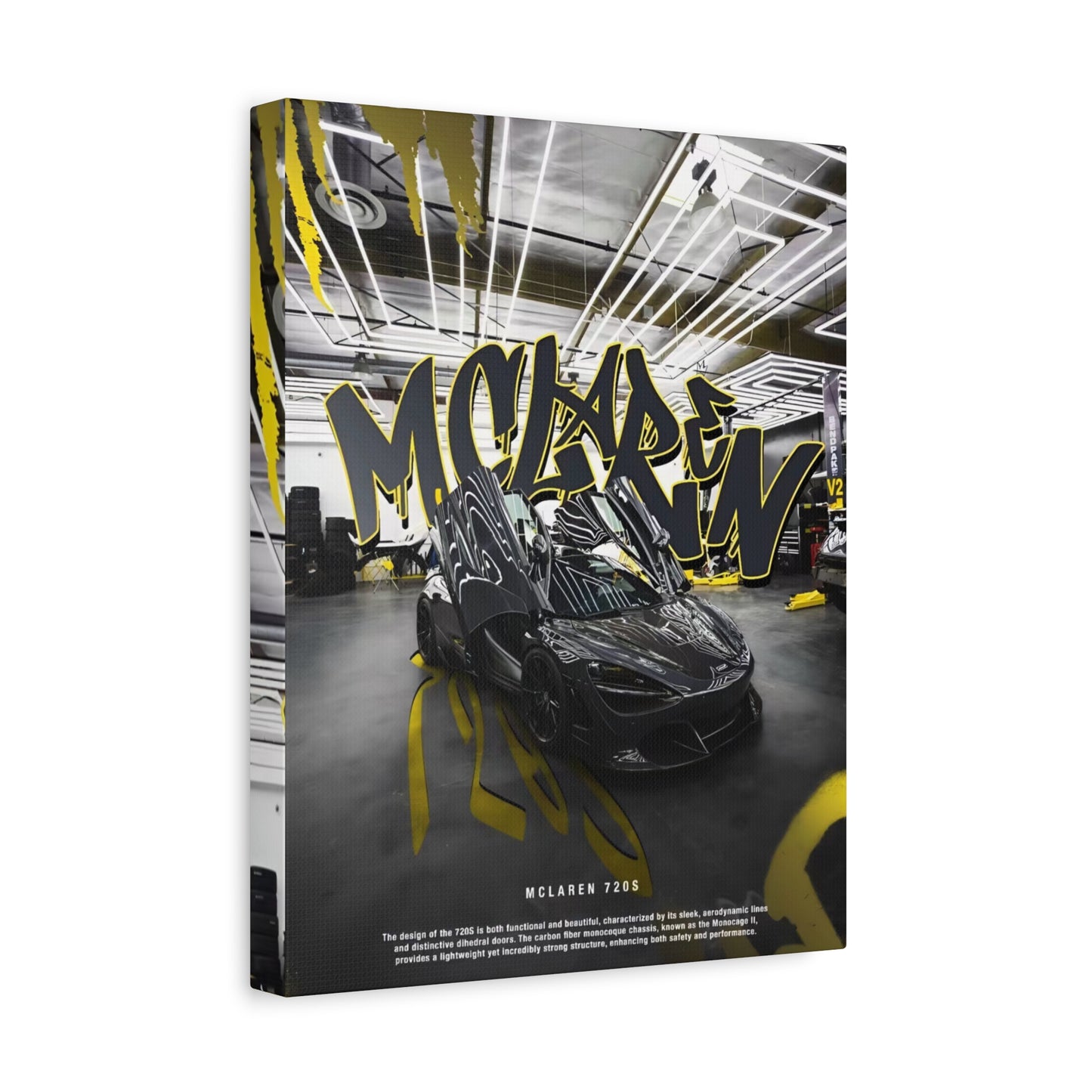 McLaren 720S Graffiti Poster