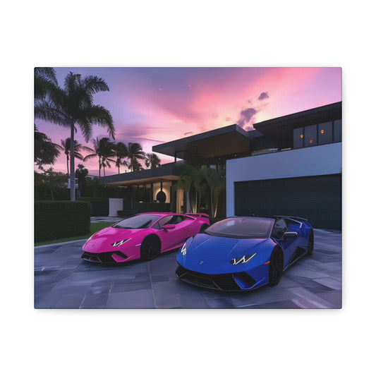 Twin Lamborghini Hurrican Poster