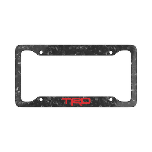 Forged Carbon Fiber Toyota TRD License Plate Frame