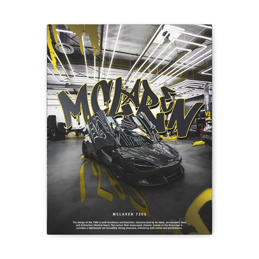 McLaren 720S Graffiti Poster
