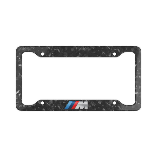 Forged Carbon Fiber M-Style License Plate Frame