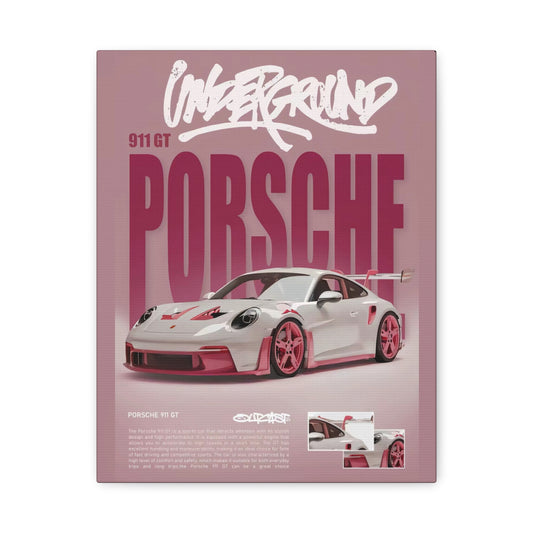 Pink Porsche GT3RS Poster